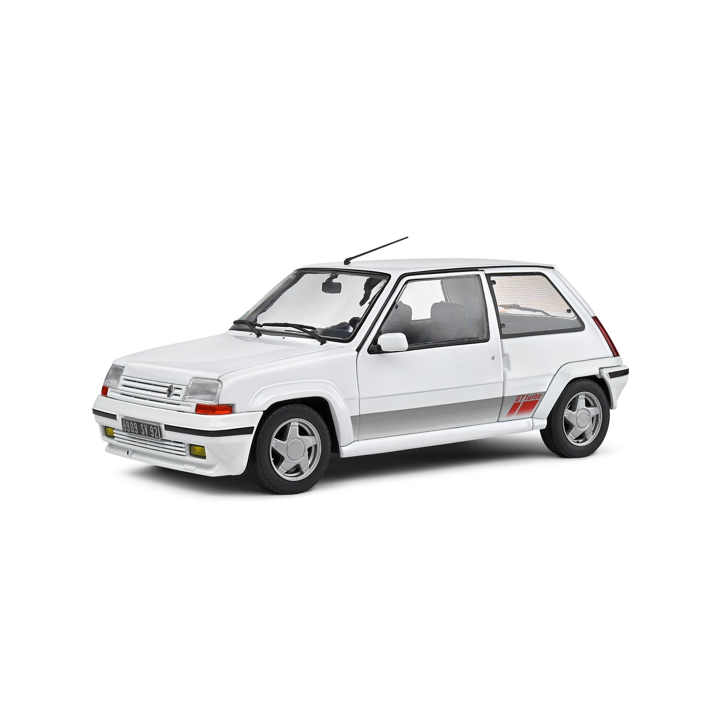 Mô hình xe Solido 1/18 Renault 5 GT TURBO MK2 – Givre Nacre – 1989