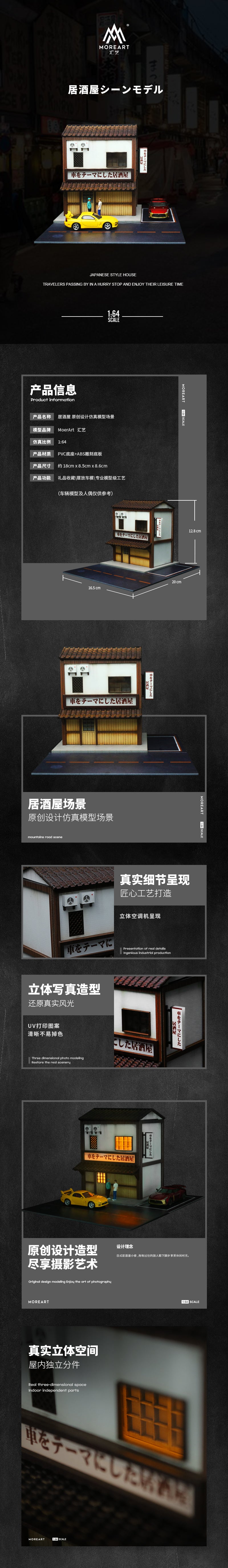 Tổng quan diorama Izakaya Scene Moreart