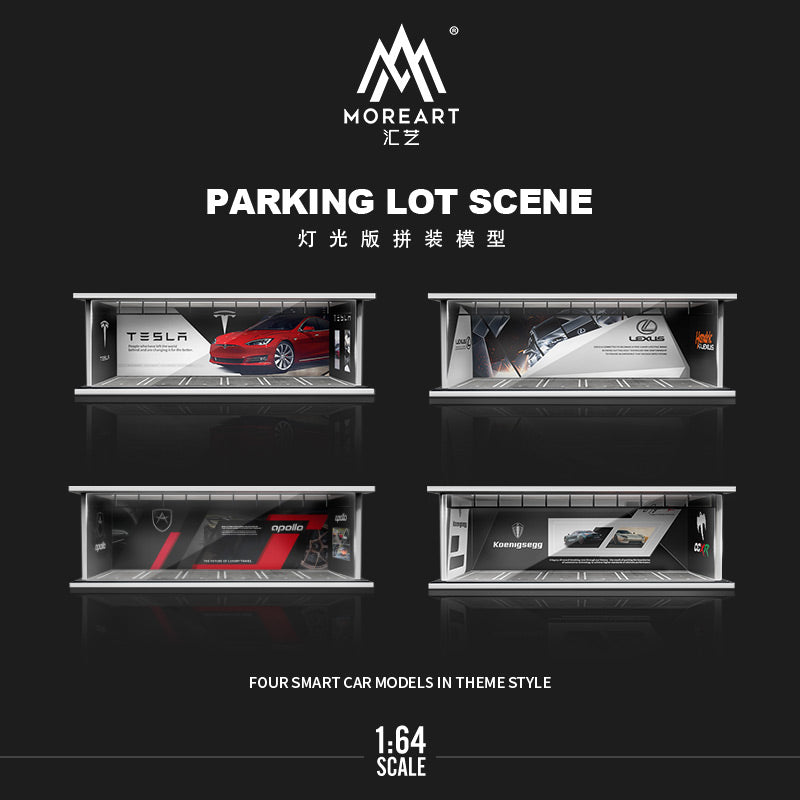 Vỏ hộp diorama Koenigsegg-Lighted MoreArt