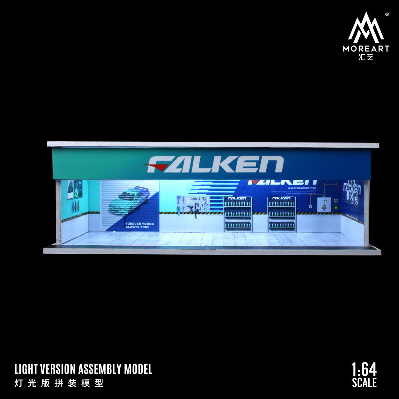 Mô hình xưởng sửa chữa xe đua Martini