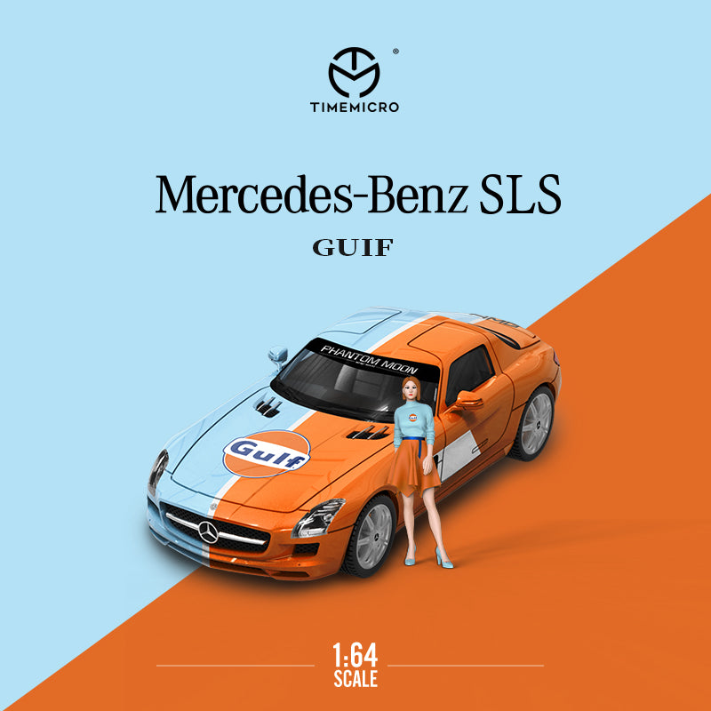 Búp bê đi kèm xe Mercedes-Benz SLS Gulf
