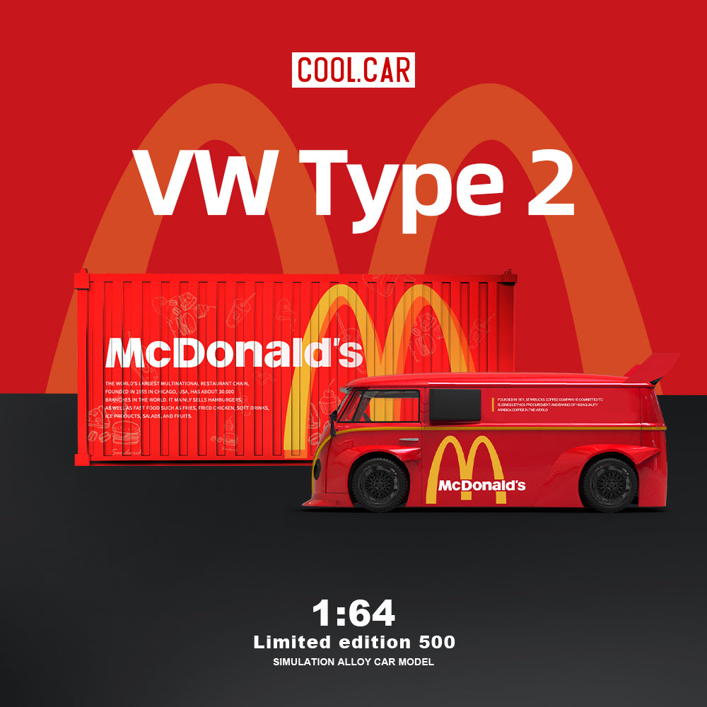 Góc trước xe Volkswagen T1 McDonald's Cool Car