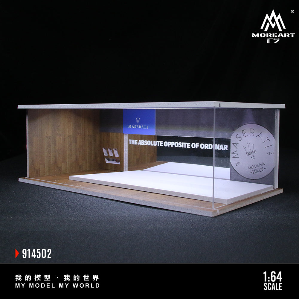 Hộp đựng mô hình diorama Maserati Showroom