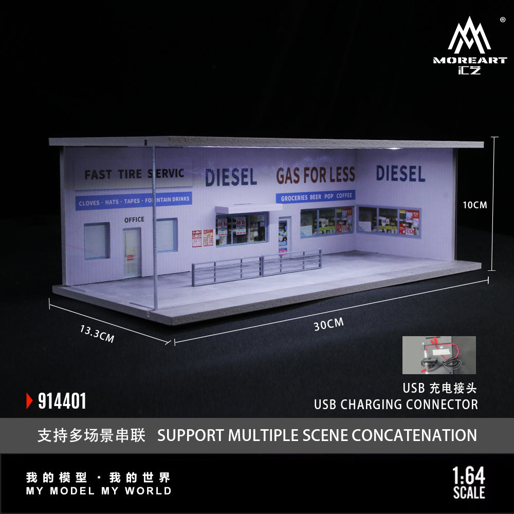 Mô hình trạm xăng American Gas Station