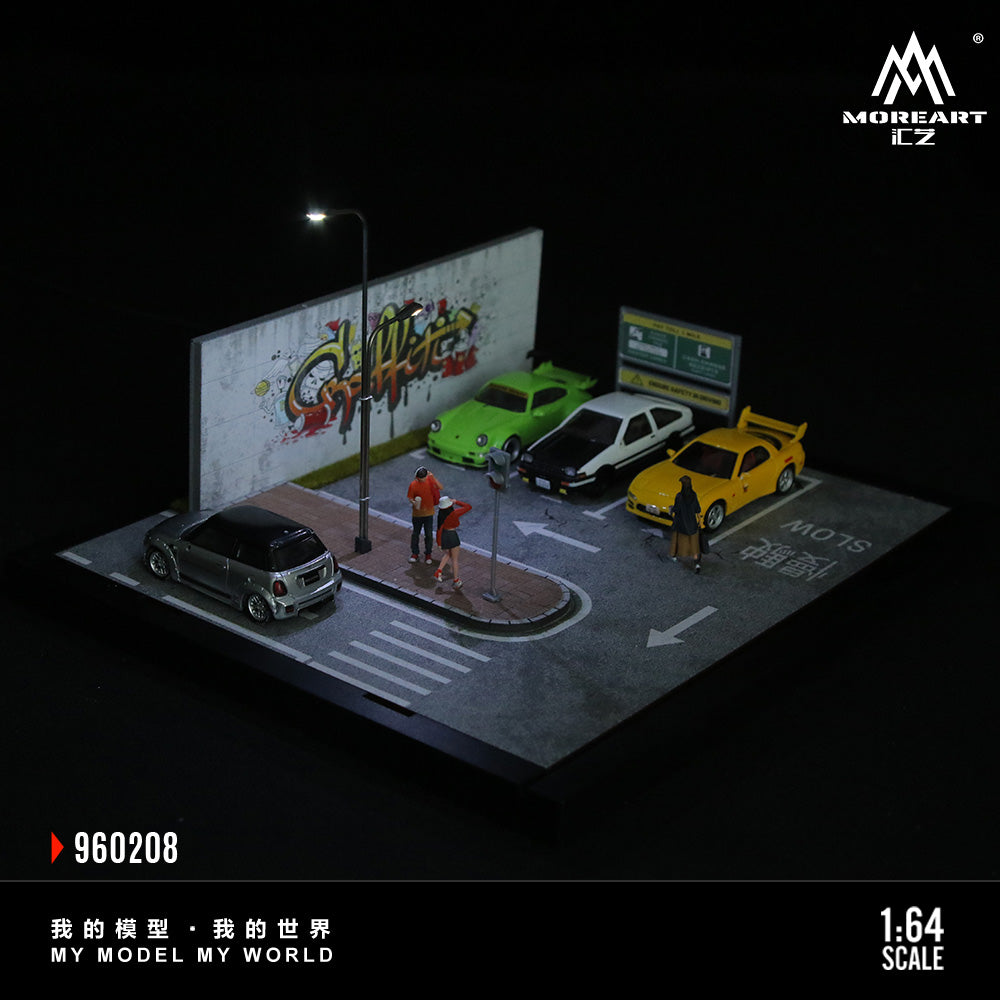 Diorama đường phố MOREART tỉ lệ 1:64