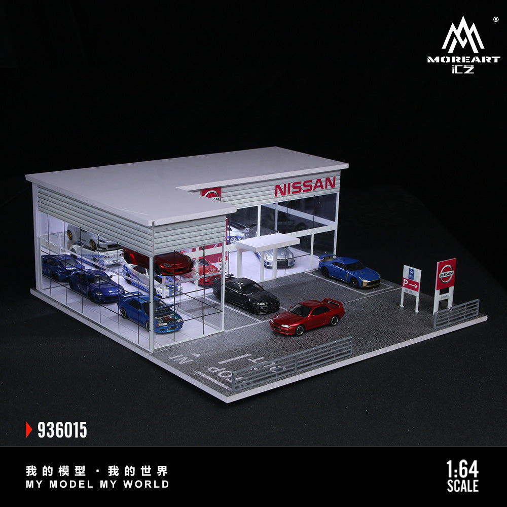 Mô hình diorama Nissan Showroom toàn cảnh