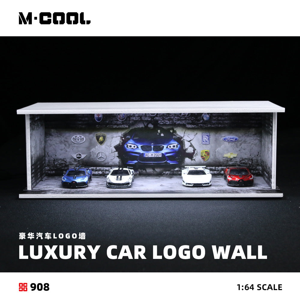 Diorama D-Luxury Car Logo Wall trang trí