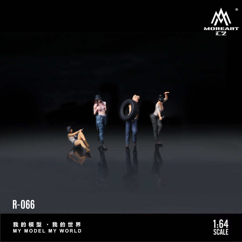 Mô hình Happy Female Worker MOREART và phụ kiện