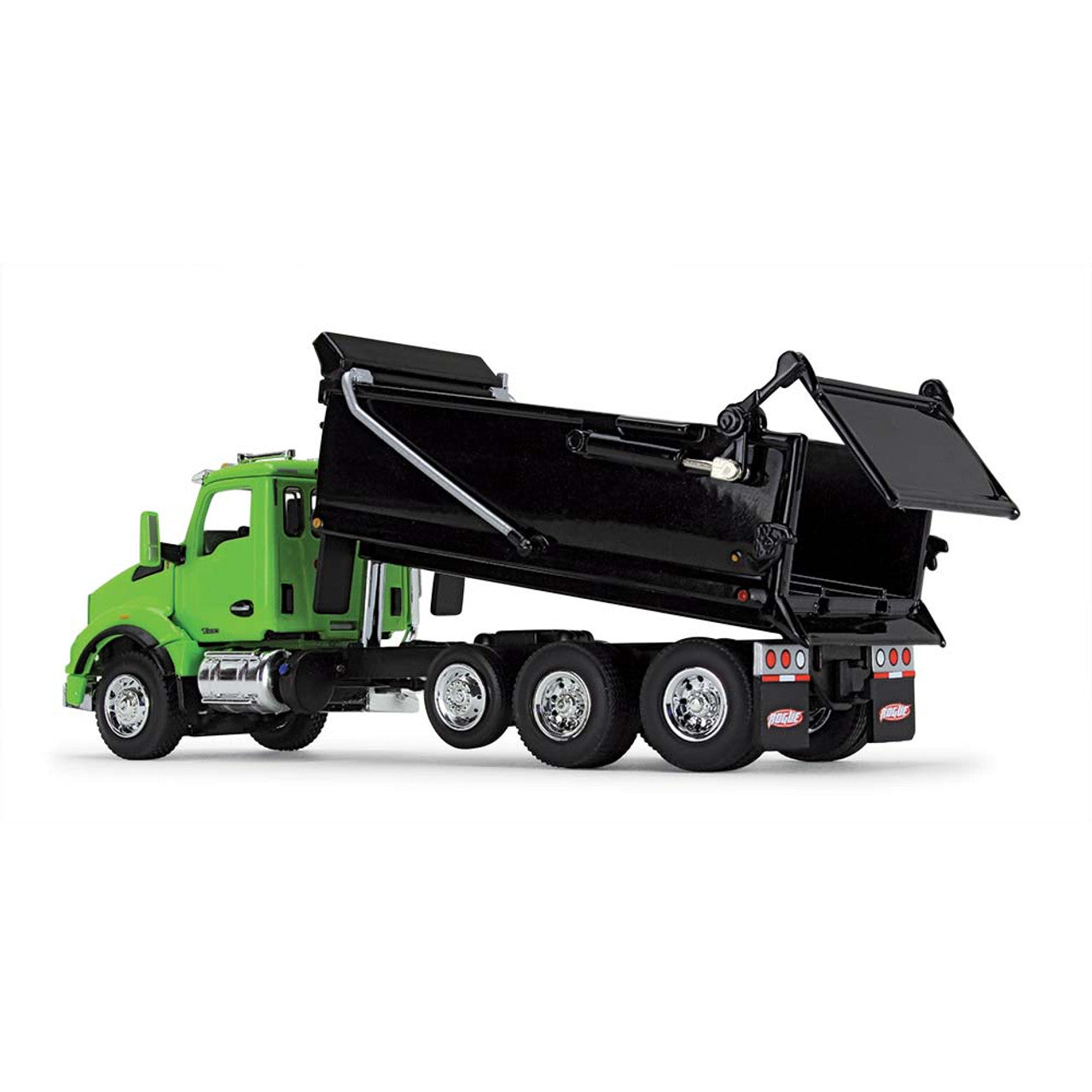 Mô hình xe DCP 1:64Lime Green/Black Kenworth T880 Rogue Dump 60-1413