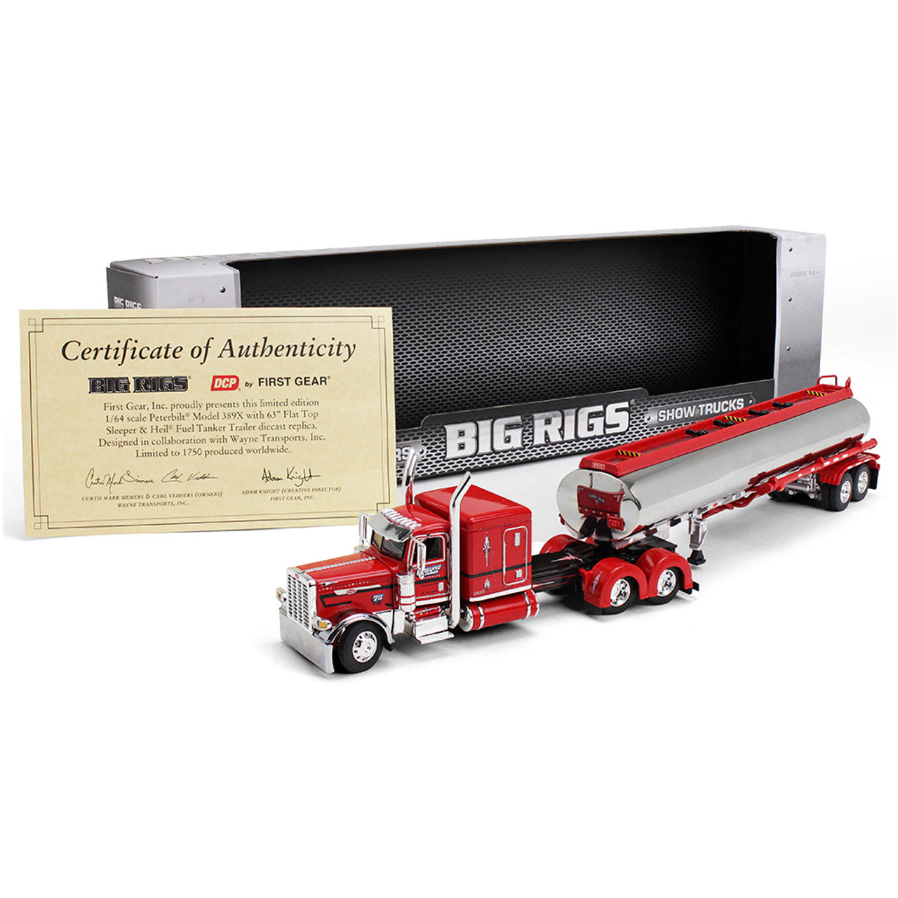 Mô hình xe DCP 1:64Big Rigs Series II #1: Wayne Transports 69-2000