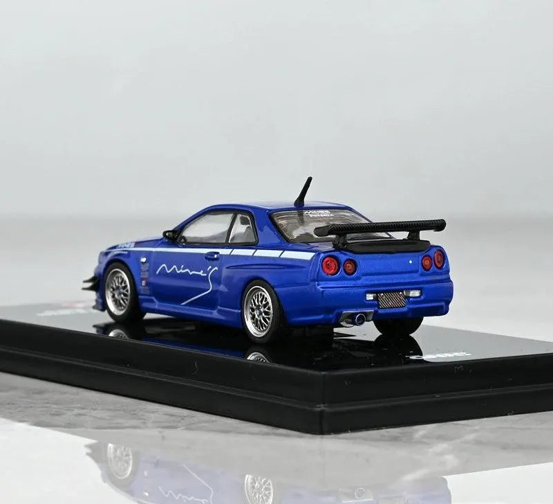 Mô hình xe INNO64 1/64 Nissan SKYLINE GTR R34 V-SPEC MINES