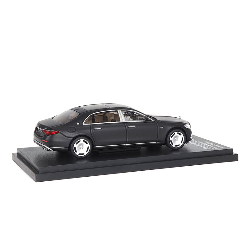 Mô hình xe ARbox(Almost Real) 1:64 Mercedes-Maybach S-Class 2021 Matte Black - 620128001