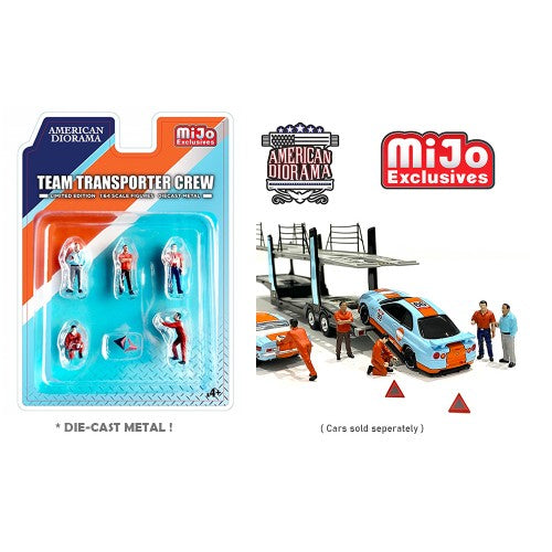 Mô hình American Diorama 1:64 AD-76463MJ 1:64 Limited Edition Die Cast Figure Set - Team Transport Crew - AD-76463MJ