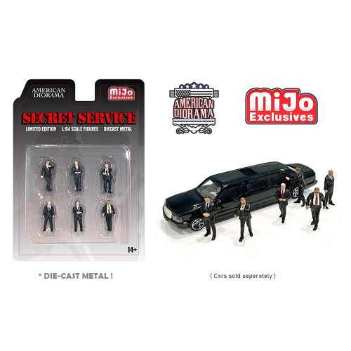 Mô hình American Diorama 1:64 AD-76479MJ 1:64 Limited Edition Die Cast Figure Set - Secret Service - AD-76479MJ