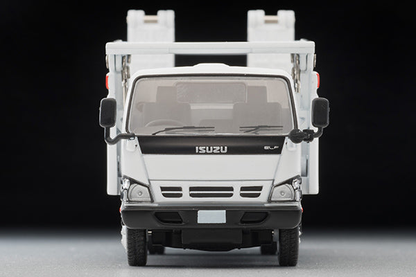 Mô hình xe Tomyca Limited Vintage TLV 1:64 Isuzu Elf Hanamidai Automobile Safety Loader Big Wide (White) | LV-N191a