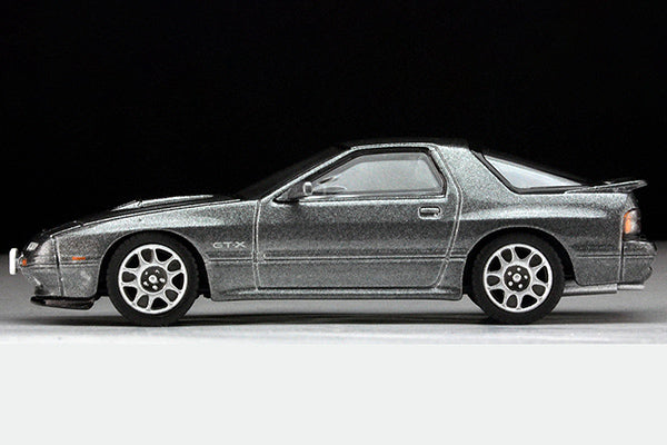 Mô hình xe Tomyca Limited Vintage TLV 1:64 Mazda Savanna RX-7 GT-X 1989 model (gray) | LV-N192a