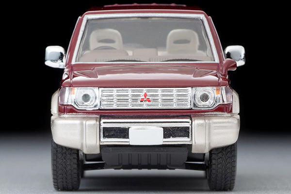Mô hình xe Tomyca Limited Vintage TLV 1:64 Mitsubishi Pajero Mid Roof Wide VR (Red/Beige) 1996 model | LV-N206b