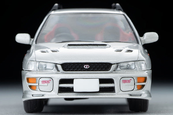 Mô hình xe Tomyca Limited Vintage TLV 1:64 Subaru Impreza Pure Sports Wagon WRX STi Ver.V (silver) 1998 model | LV-N281c