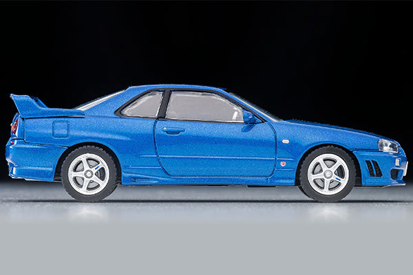 Mô hình xe Tomyca Limited Vintage TLV 1:64 Nissan Skyline 2-door sports coupe 25GT TURBO with optional parts (blue) 2000 model | LV-N353b
