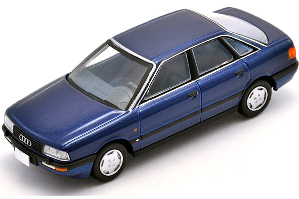 Mô hình xe Tomyca Limited Vintage TLV 1:64 Audi 90 2.3E (blue) | LV-N82b