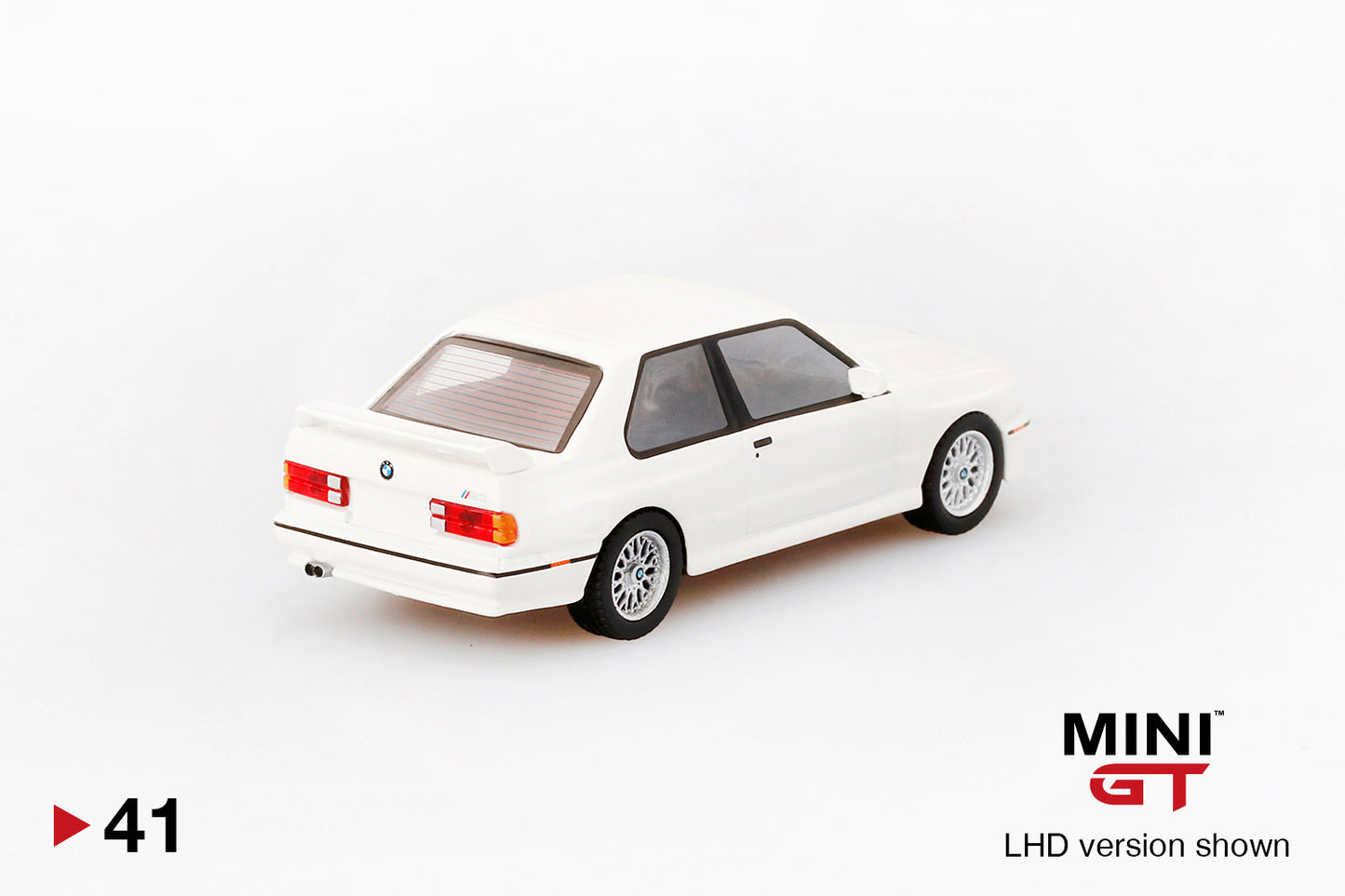 Mô hình xe Mini GT 1:64 BMW M3 (E30) Alpine White - MGT00041