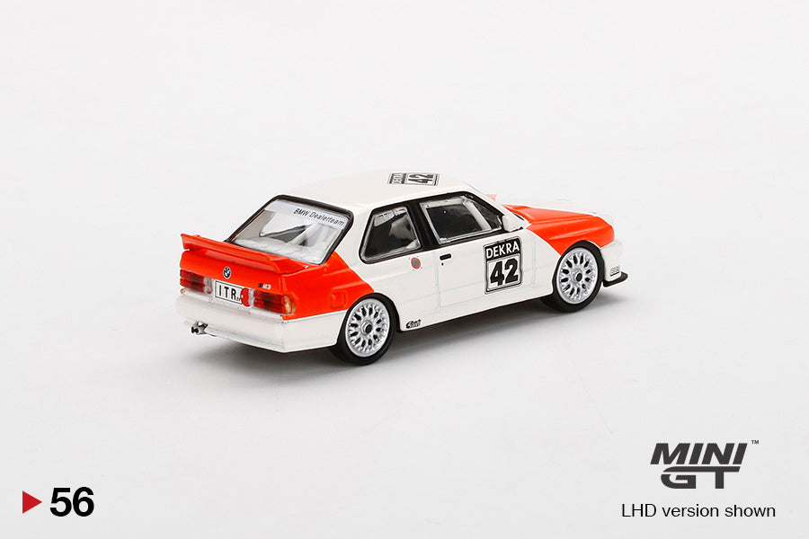 Mô hình xe Mini GT 1:64 BMW M3 E30 #42 1991 Deutsche Tourenwagen Meisterschaft - mgt00056