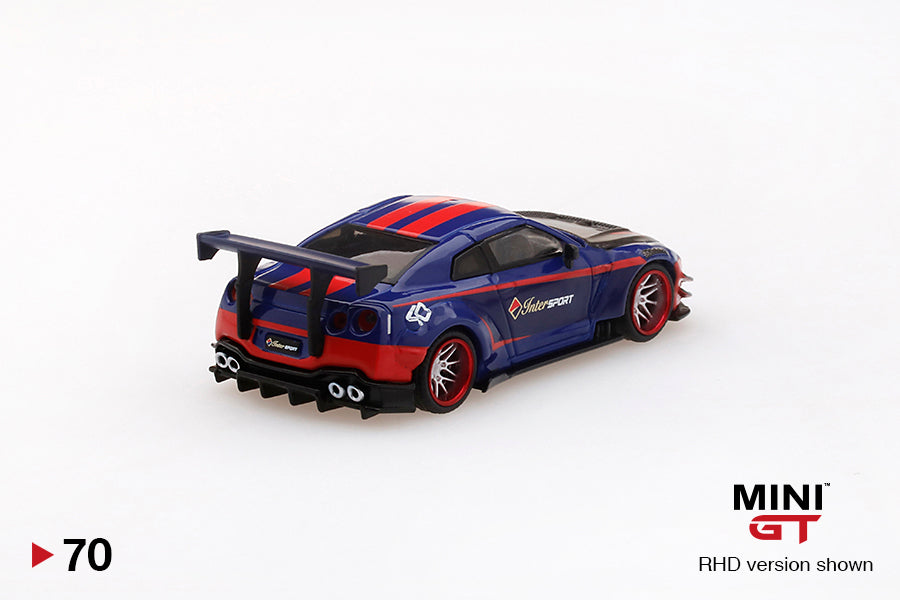 Mô hình xe Mini GT 1:64 LB★WORKS Nissan GT-R (R35) Gudang Garam Intersport - MGT00070