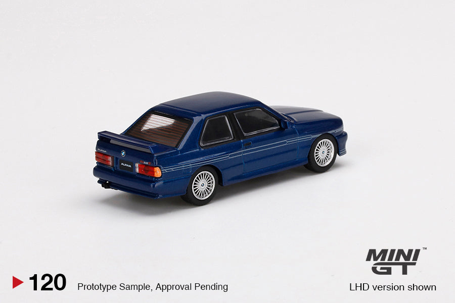 Mô hình xe Mini GT 1:64 BMW M3 (E30) ALPINA B6 3.5S Alpina Blue - MGT00120