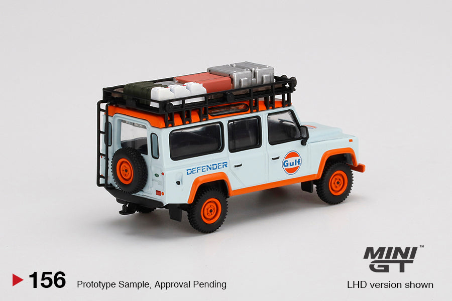 Mô hình xe Mini GT 1:64 Land Rover Defender 110 Gulf - MGT00156-MJ