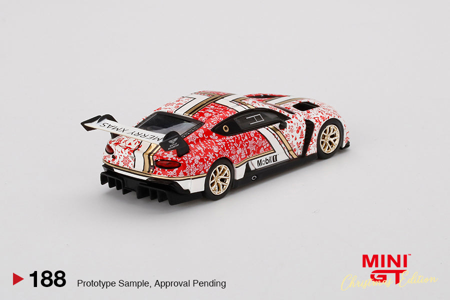 Mô hình xe Mini GT 1:64 Bentley Continental GT3 Christmas Edition 2020 - MGT00188
