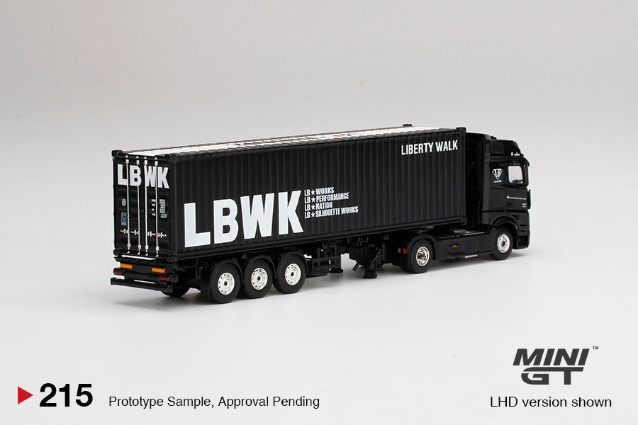 Mô hình xe Mini GT 1:64 Mercedes-Benz Actros With 40 Ft Container - MGT00215