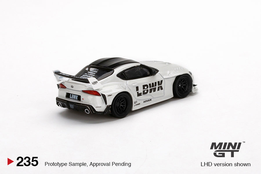 Mô hình xe Mini GT 1:64 LB★WORKS Toyota GR Supra White - MGT00235