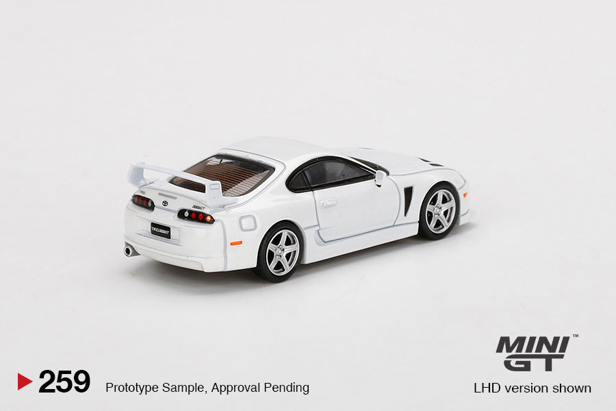 Mô hình xe Mini GT 1:64 Toyota TRD 3000GT Super White - MGT00259