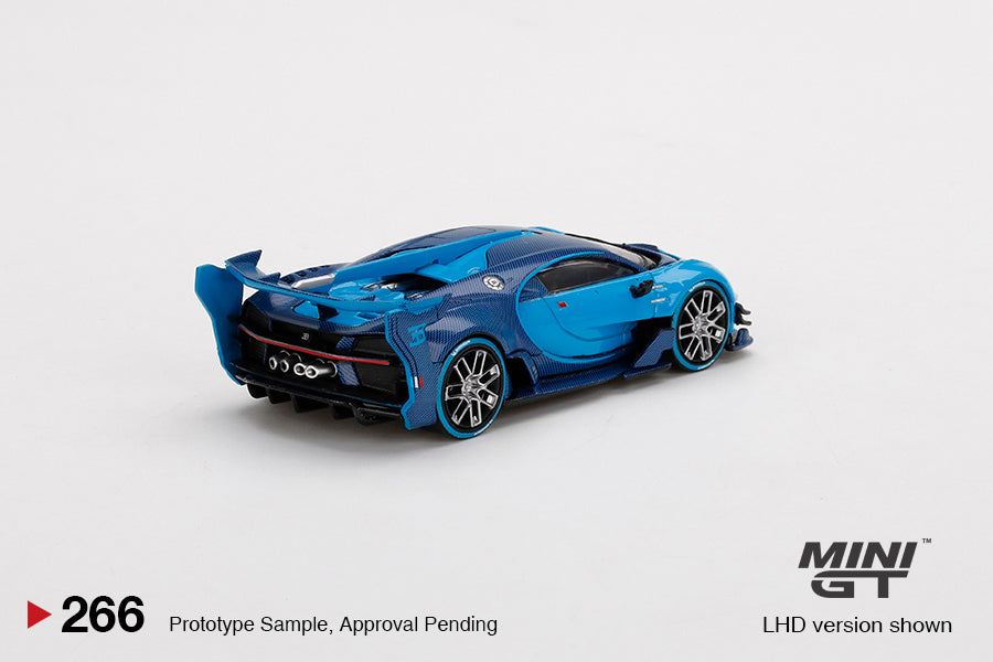 Mô hình xe Mini GT 1:64 Bugatti Vision Gran Turismo Light Blue - MGT00266