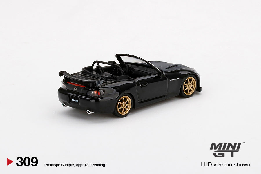 Mô hình xe Mini GT 1:64 Honda S2000 (AP2) MUGEN Berlina Black - MGT00309