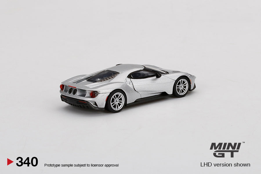 Mô hình xe Mini GT 1:64 Ford GT Ingot Silver - MGT00340