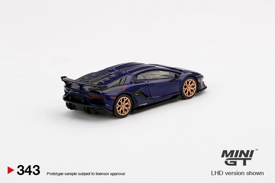 Mô hình xe Mini GT 1:64 Lamborghini Aventador SVJ Viola Aletheia - MGT00343