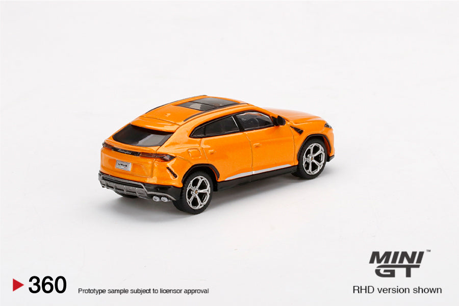 Mô hình xe Mini GT 1:64 Lamborghini Urus Arancio Borealis - MGT00360