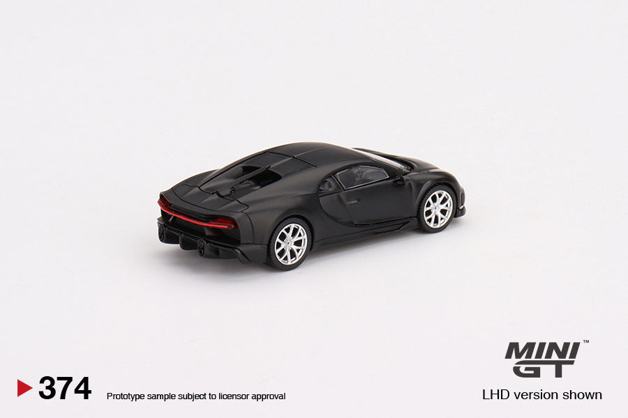 Mô hình xe Mini GT 1:64 Bugatti Chiron Super Sport 300+ Matte Black - MGT00374