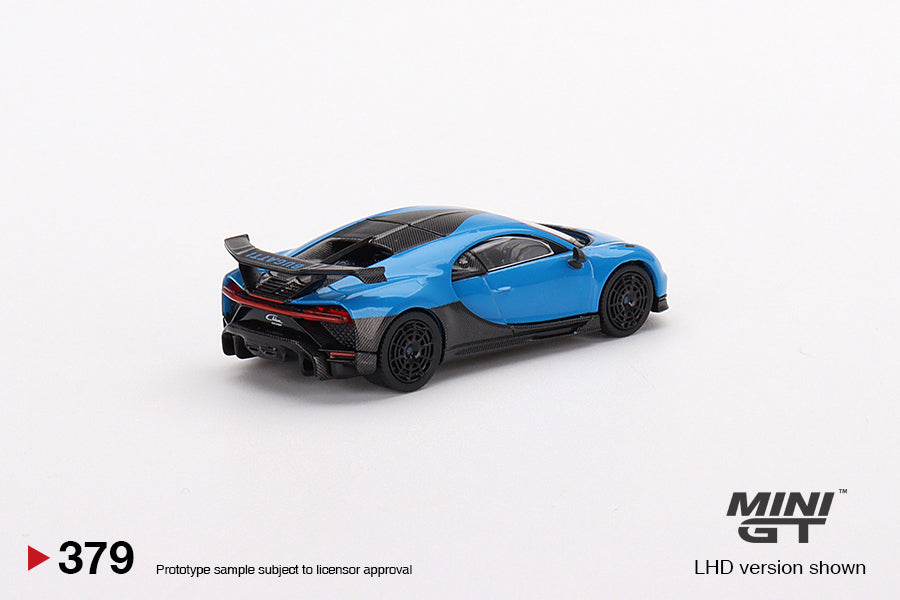 Mô hình xe Mini GT 1:64 Bugatti Chiron Pur Sport Blue - MGT00379