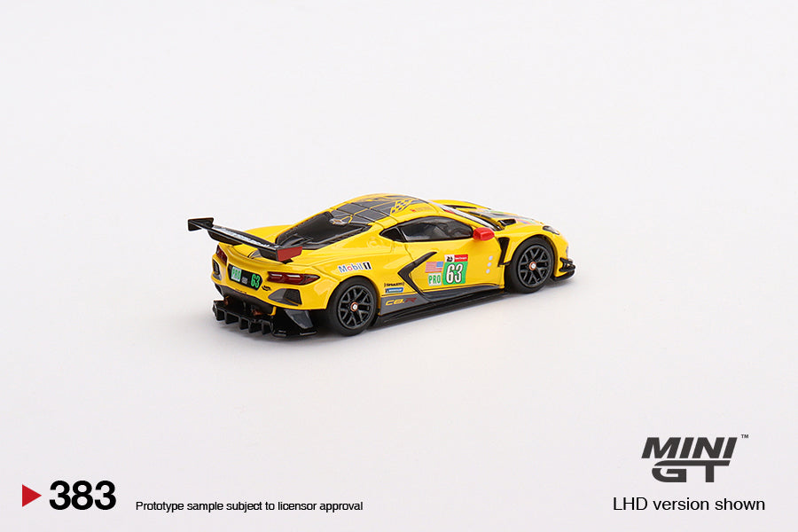 Mô hình xe Mini GT 1:64 Chevrolet Corvette C8.R #63 2021 Le Mans 24 Hrs GTE PRO 2nd Place - MGT00383