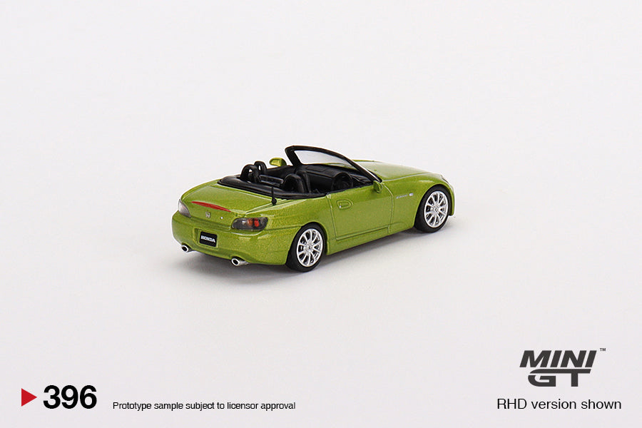 Mô hình xe Mini GT 1:64 Honda S2000 (AP2) Lime Green Metallic - MGT00396