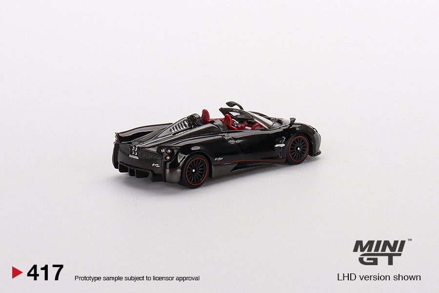 Mô hình xe Mini GT 1:64 Pagani Huayra Roadster Black - MGT00417