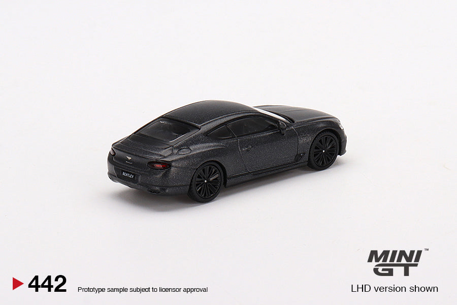 Mô hình xe Mini GT 1:64 Bentley Continental GT Speed Anthracite Satin - MGT00442