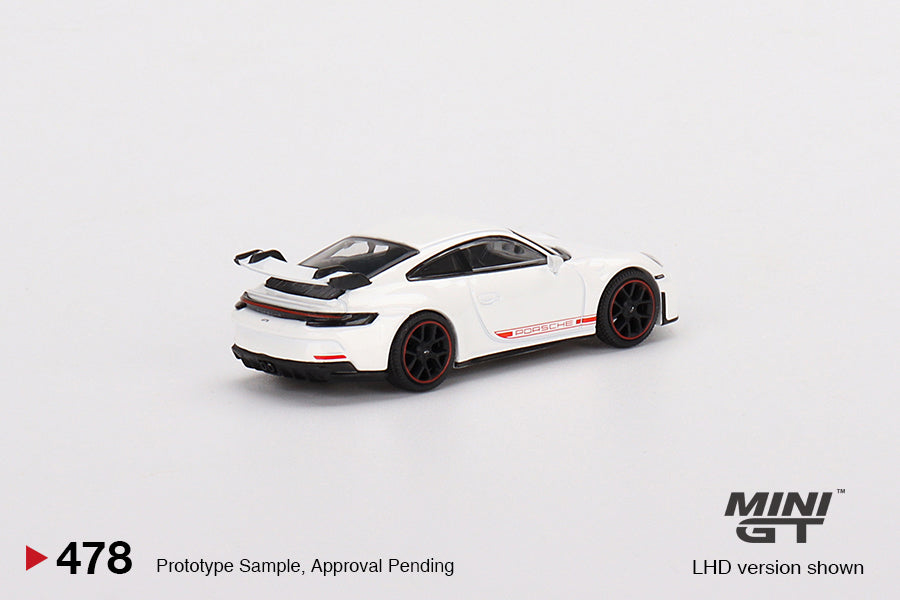 Mô hình xe Mini GT 1:64 Porsche 911 (992) GT3 White - MGT00478