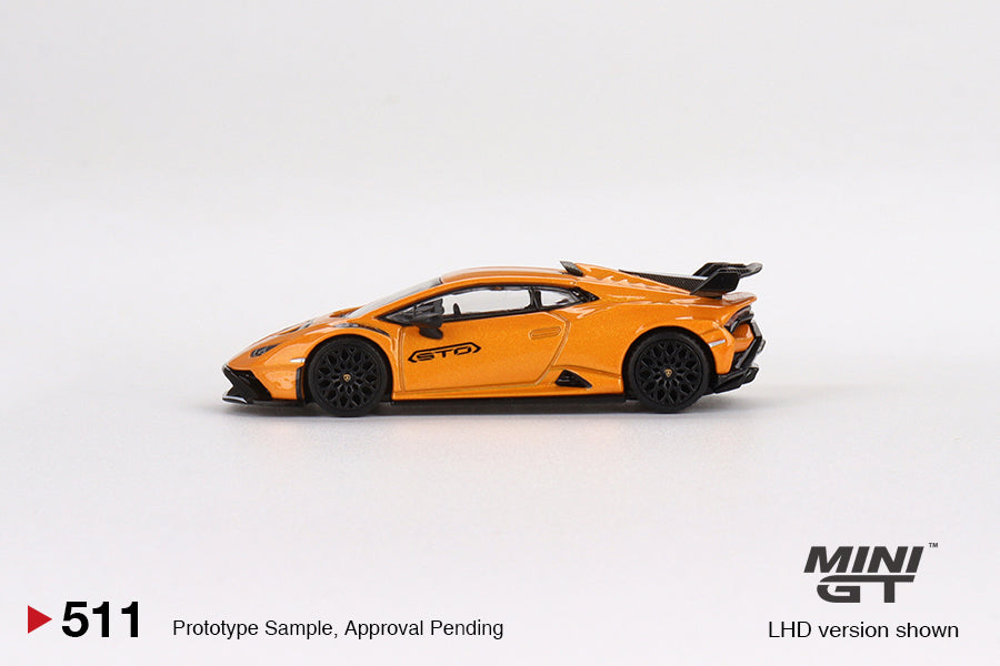 Mô hình xe Mini GT 1:64 Lamborghini Huracán STO Arancio Borealis - MGT00511