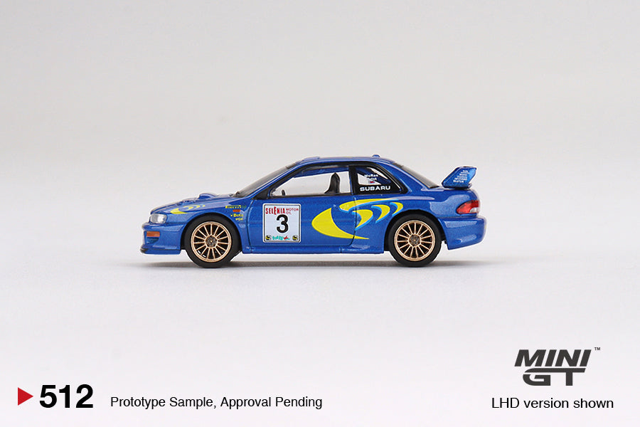 Mô hình xe Mini GT 1:64 SUBARU Impreza WRC97 1997 Rally Sanremo Winner #3 - MGT00512