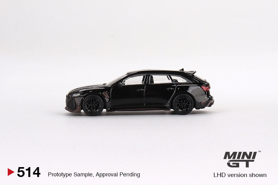 Mô hình xe Mini GT 1:64 ABT Audi RS6 Johann Abt Signature Edition Black - MGT00514