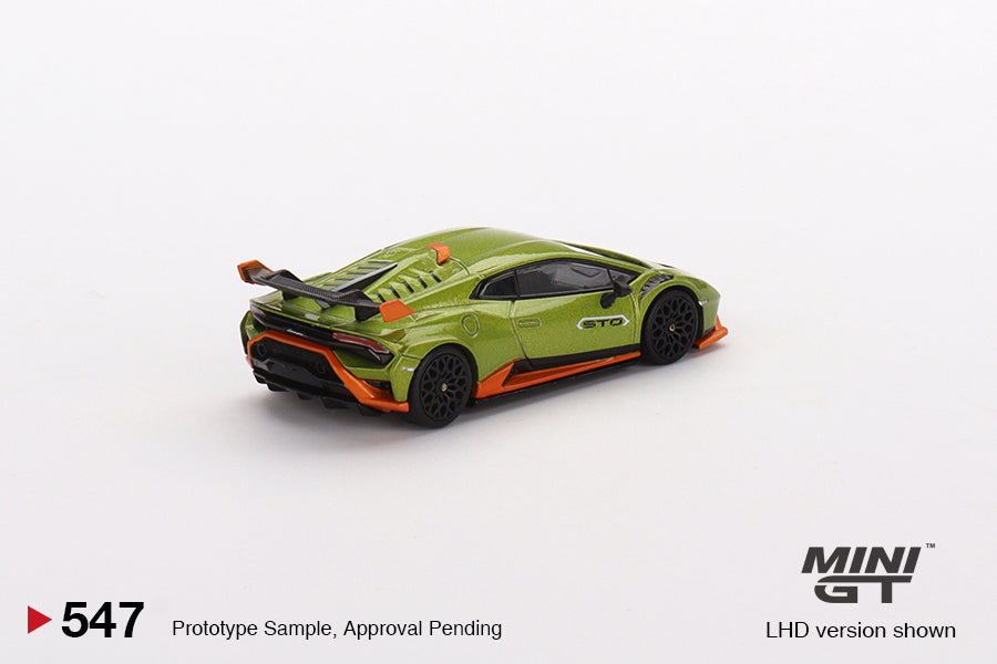 Mô hình xe Mini GT 1:64 Lamborghini Huracán STO Verde Citrea - MGT00547
