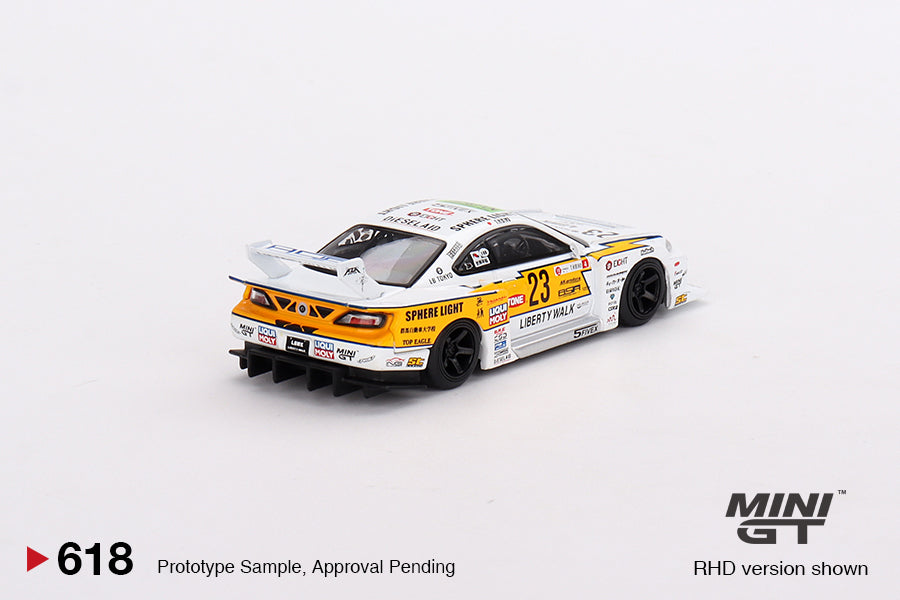 Mô hình xe Mini GT 1:64 Nissan LB-Super Silhouette S15 SILVIA #23 2022 Goodwood Festival of Speed - MGT00618